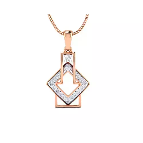 Women Pendant STL OBJ FBX Renders Details