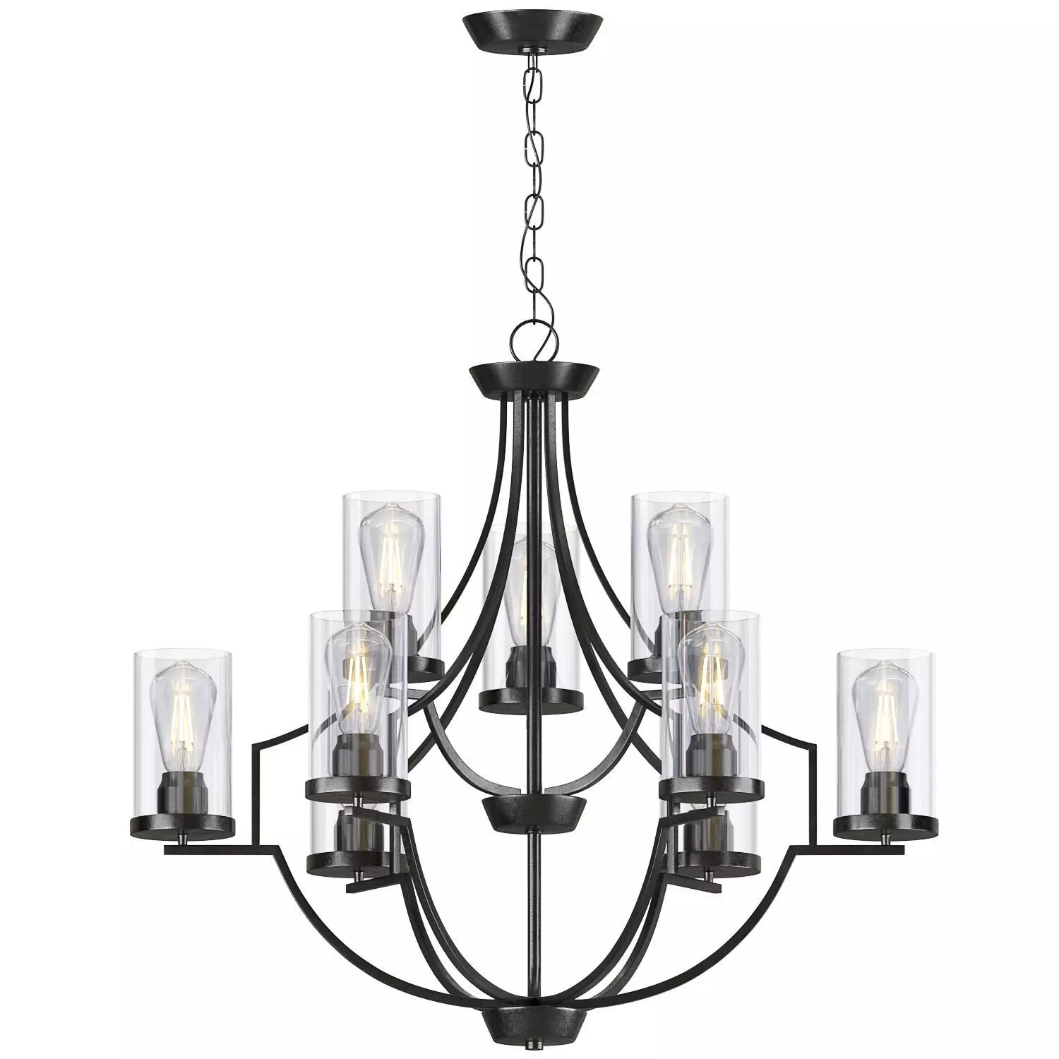 Rumaysa 9 Chandelier 3D model_0