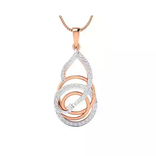 Women Pendant STL OBJ FBX Renders Details