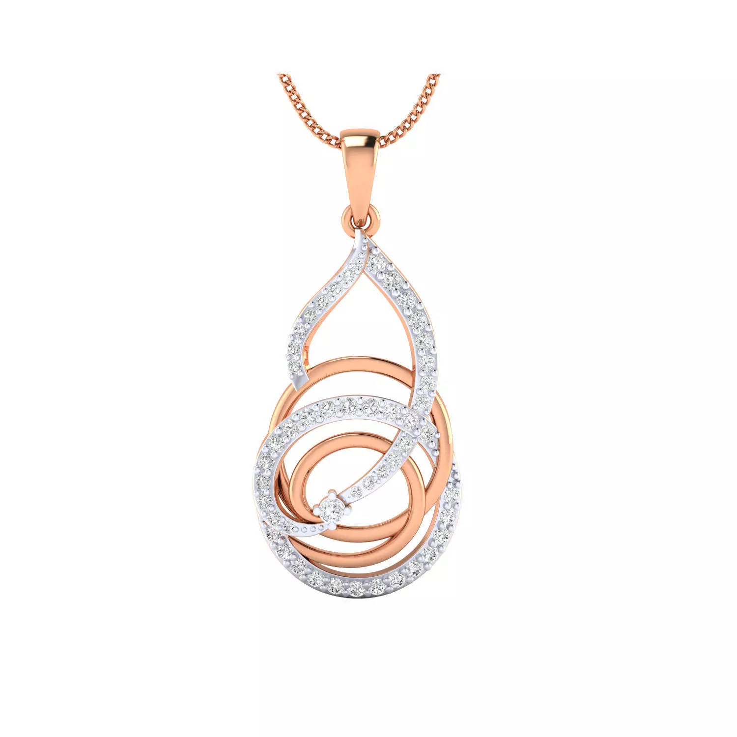 Women Pendant STL OBJ FBX Renders Details 3D print model