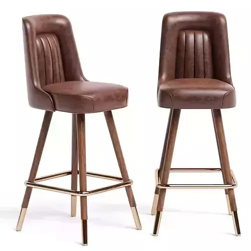 Barstool caffe chair 3d model