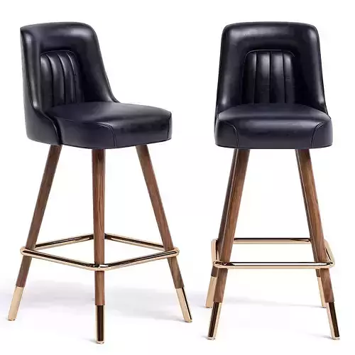 Barstool caffe chair 3d model