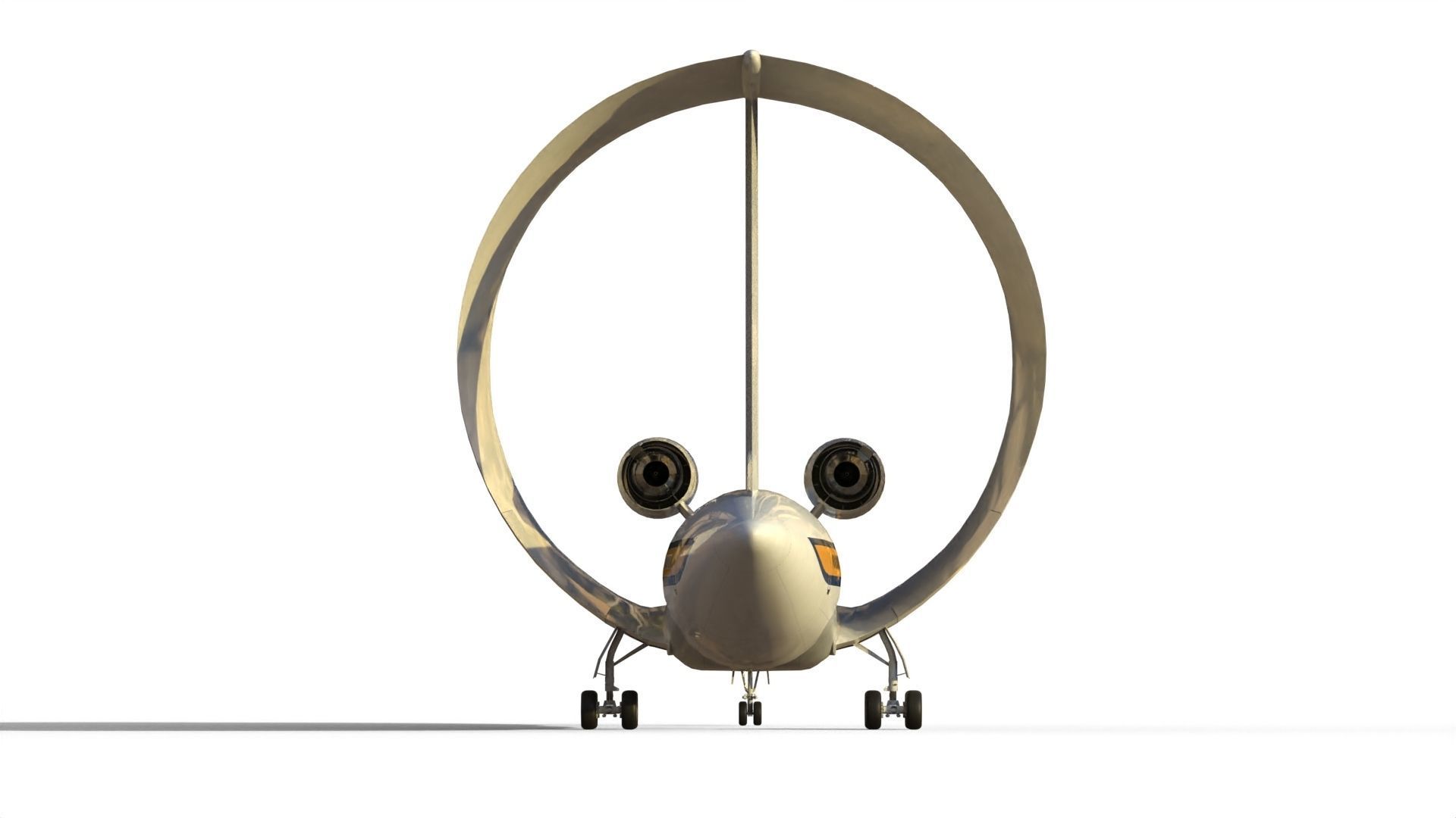 Lockheed Ring Wing airliner 3D model CGTrader