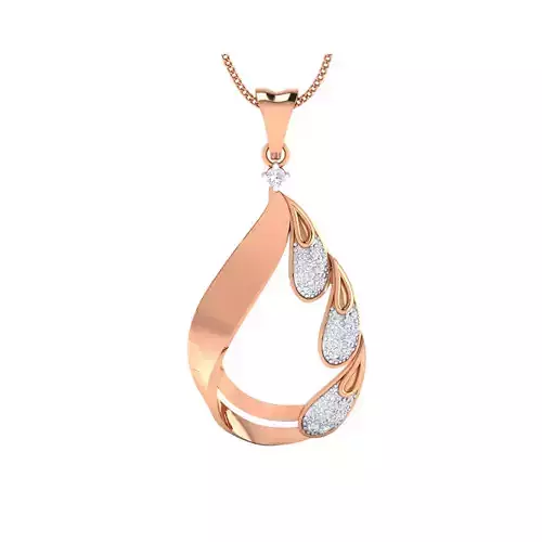 Women Pendant STL OBJ FBX Renders Details