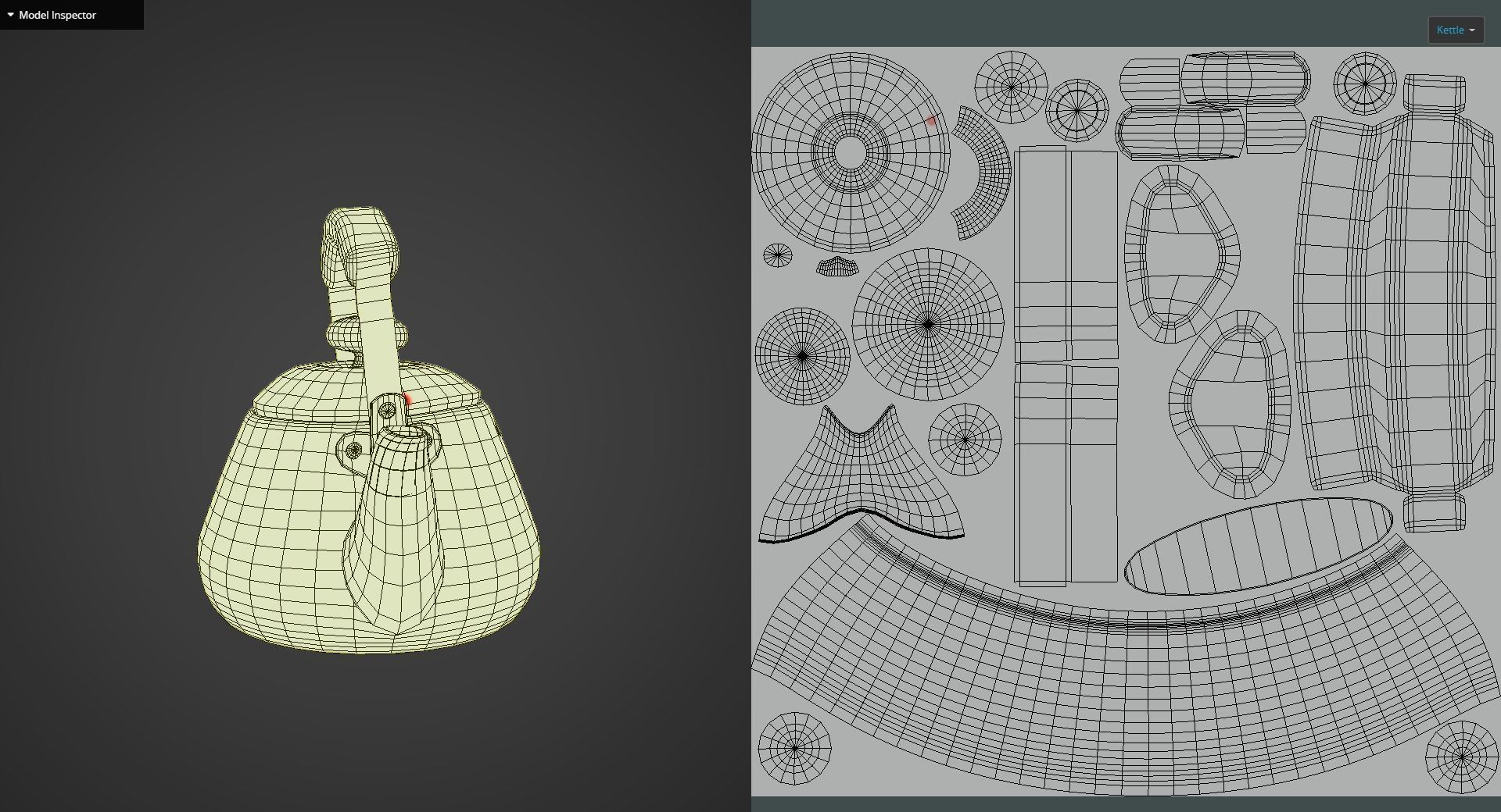 Game Ready Kettle Low-poly 3D model_16