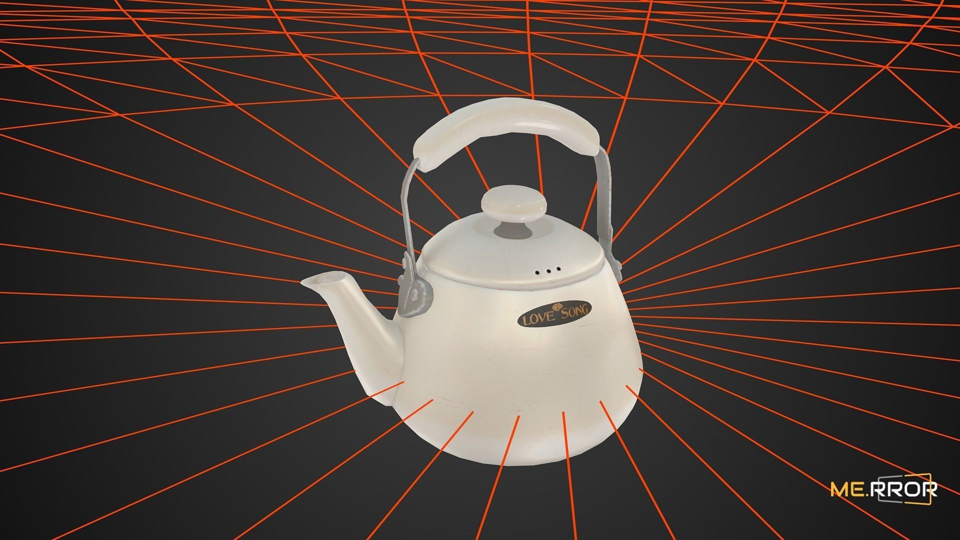 Game Ready Kettle Low-poly 3D model_4