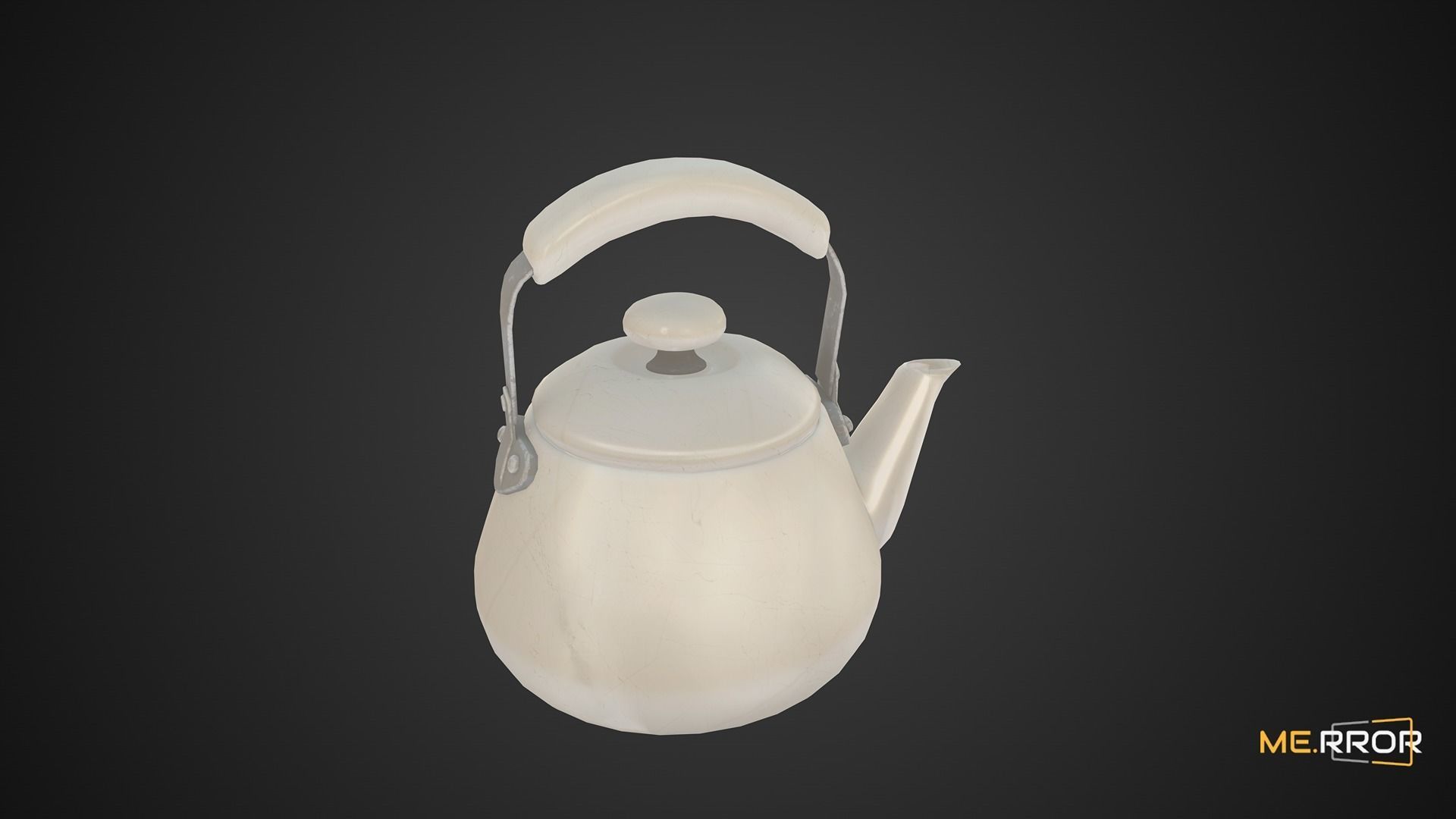 Game Ready Kettle Low-poly 3D model_2