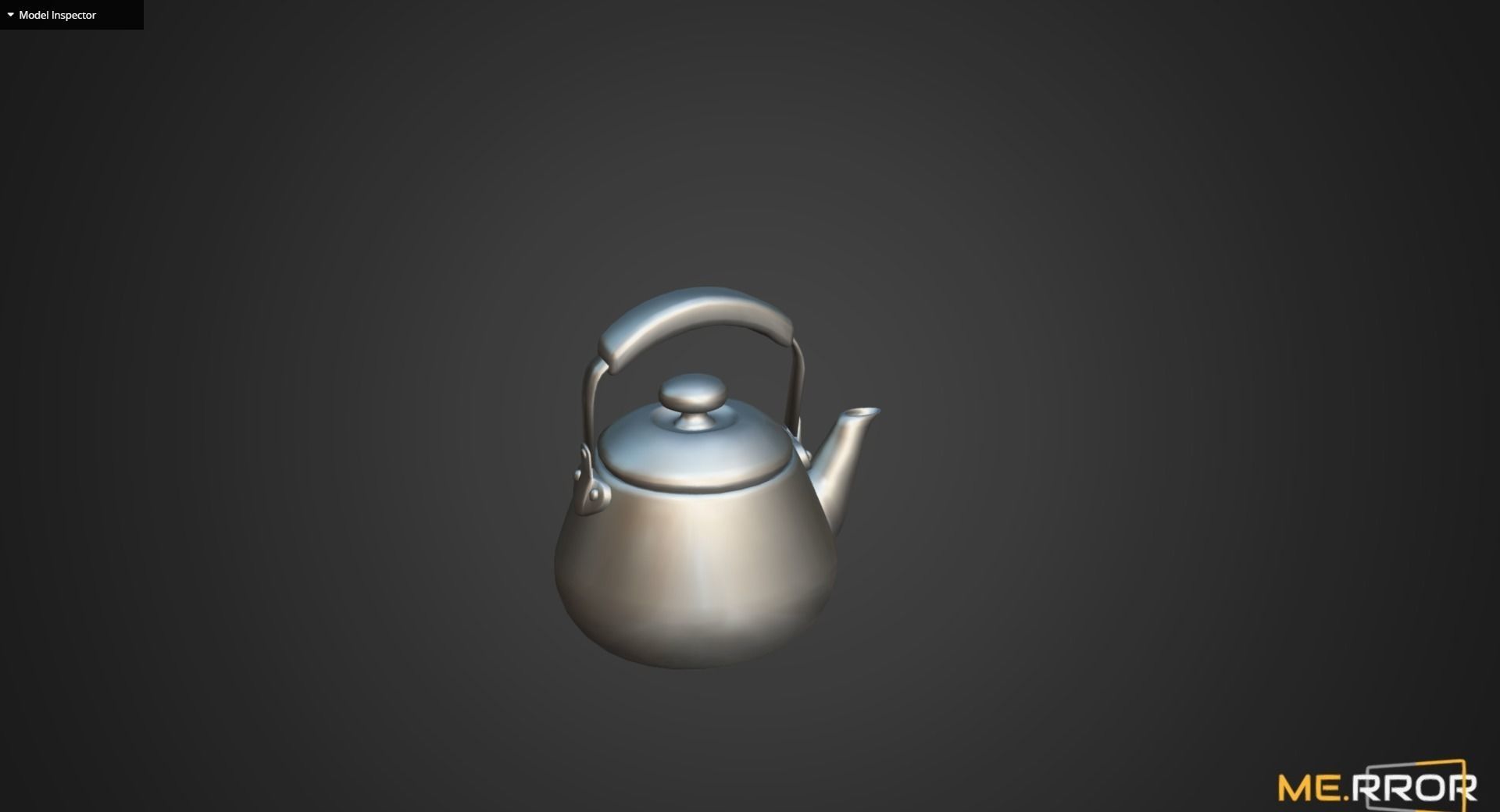 Game Ready Kettle Low-poly 3D model_6