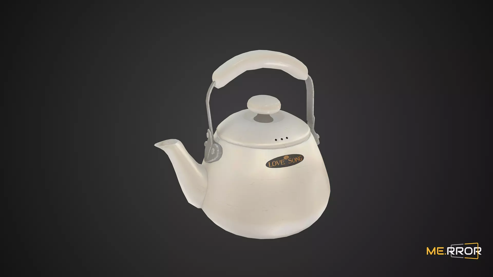 Game Ready Kettle Low-poly 3D model_0