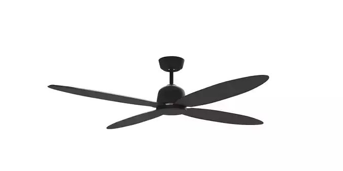 Evolution 52 Dc Motor Ceiling Fan Black