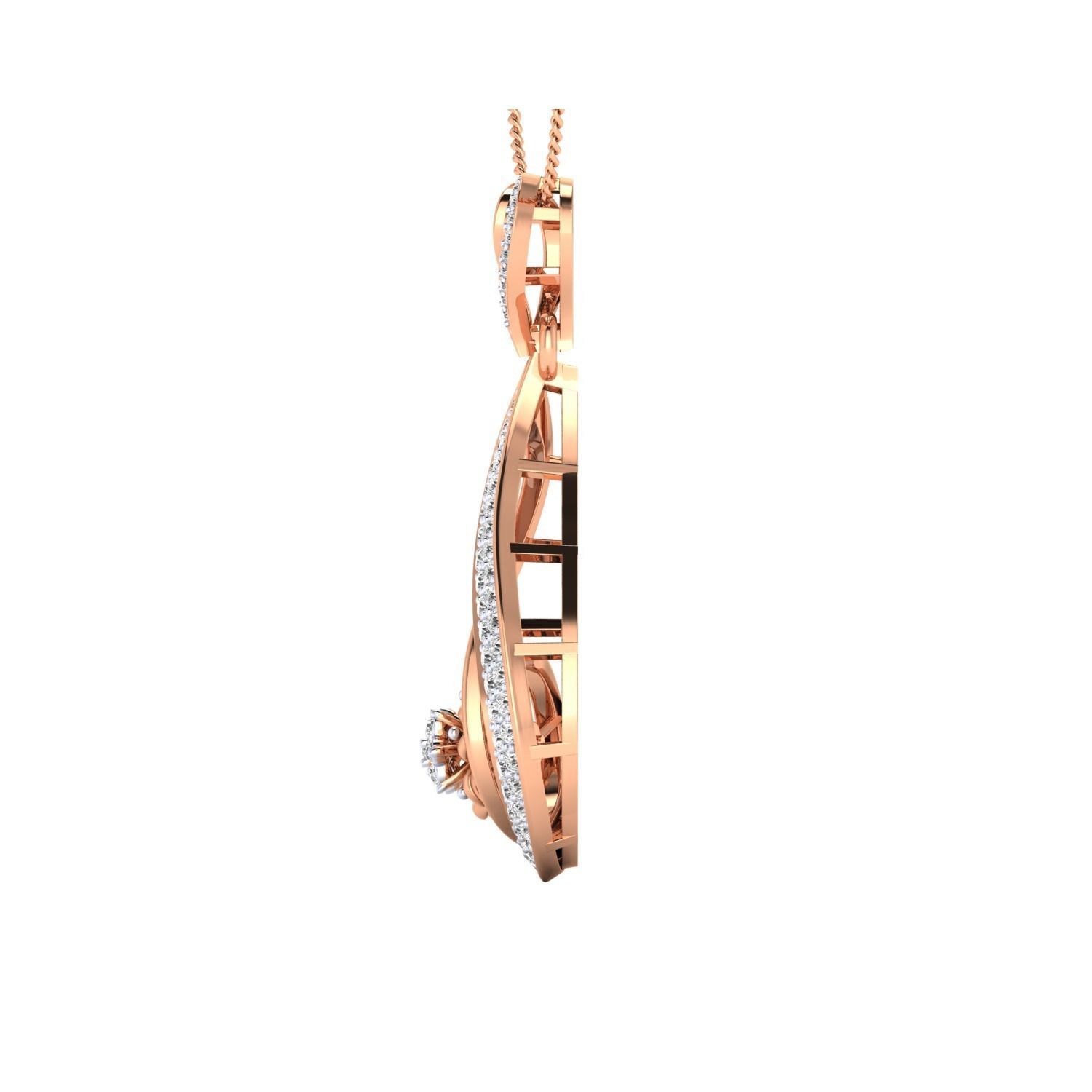 Women Pendant STL OBJ FBX Renders Details 3D print model_4