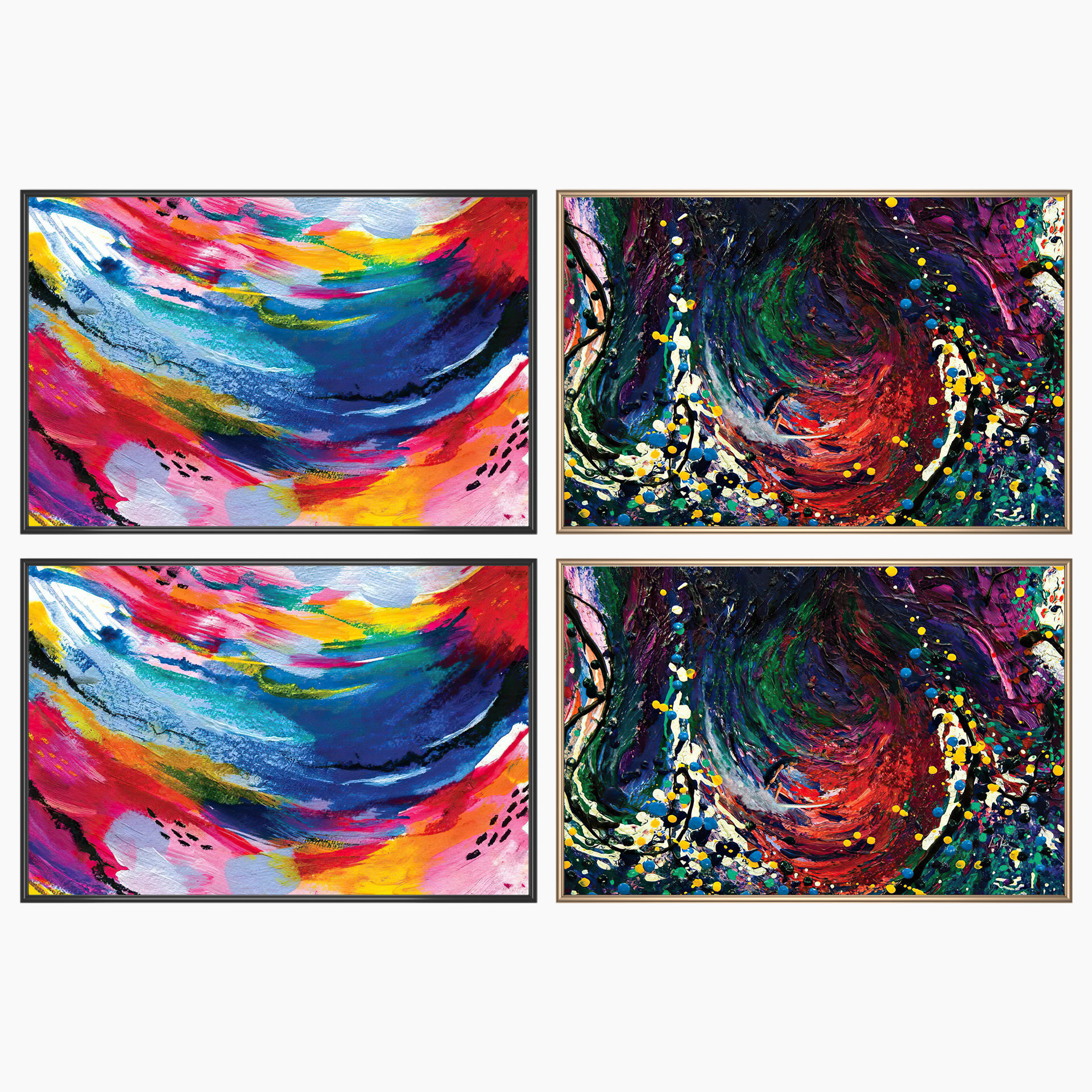 Wall Art Set 4029 3D model_1