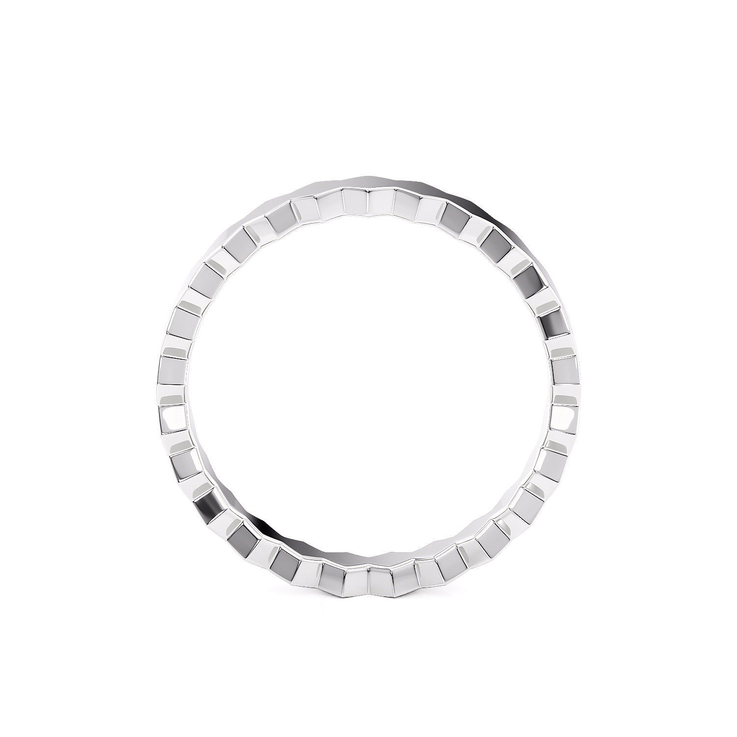 Honeycombs ring band R 0324 printable 3d model 3D print model_7