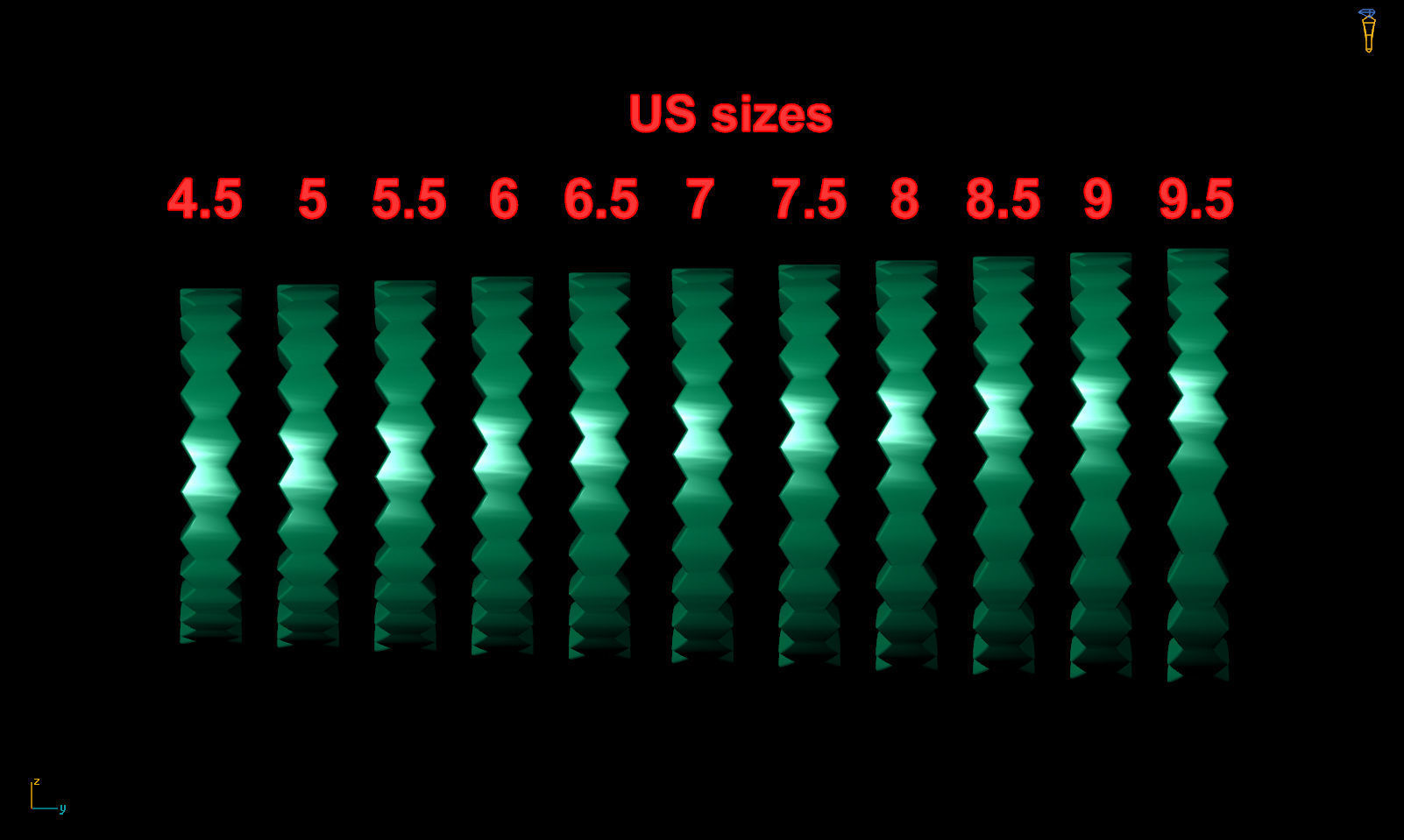 Honeycombs ring band R 0324 printable 3d model 3D print model_16