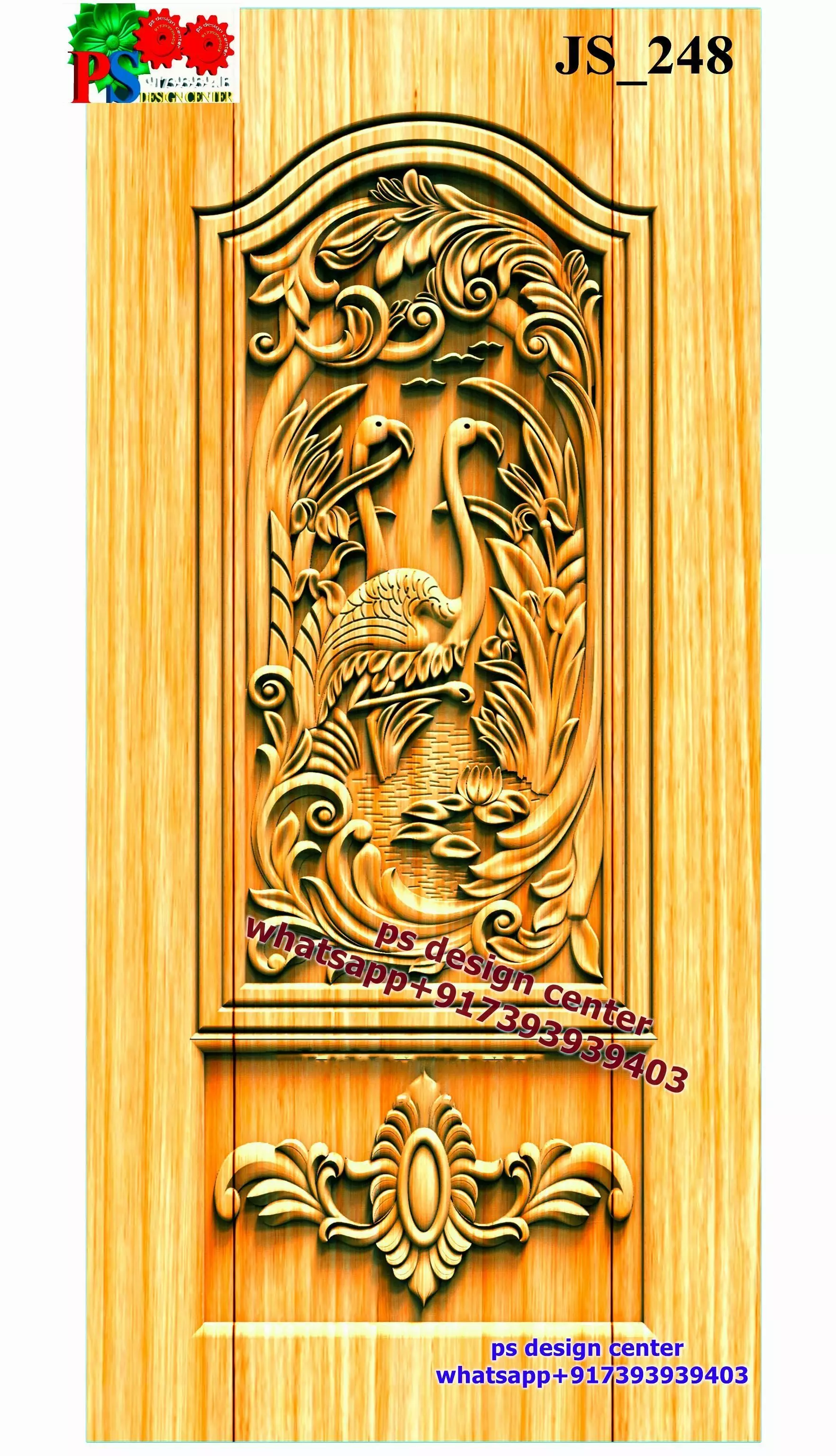 DOOR DESIGN FOR CARVING 3D model