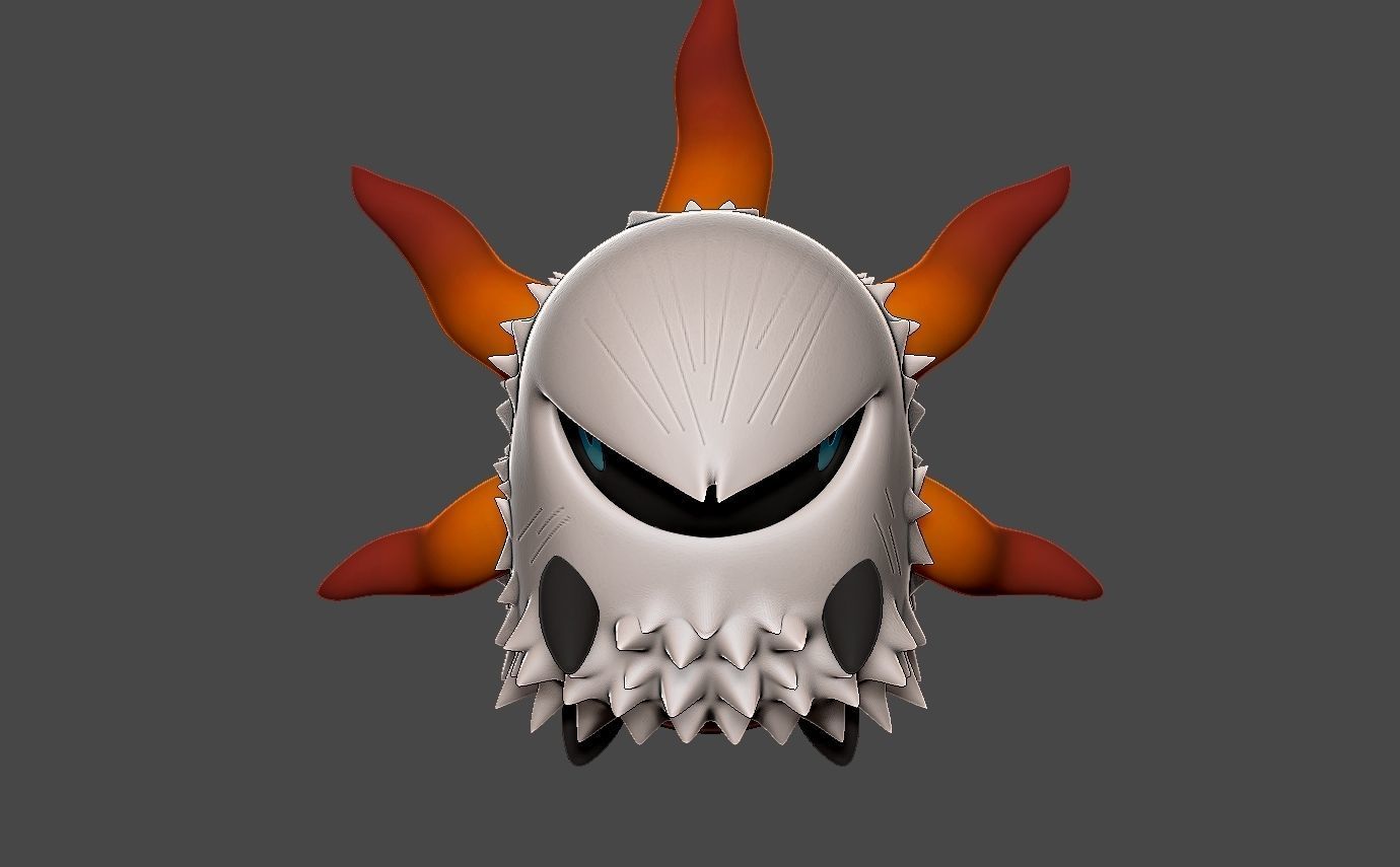 Pokemon larvesta 3D print model_3