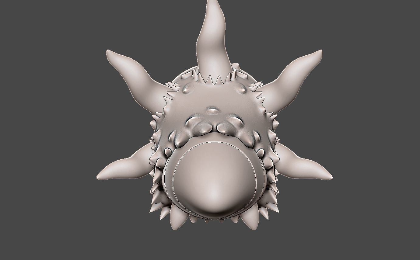 Pokemon larvesta 3D print model_10