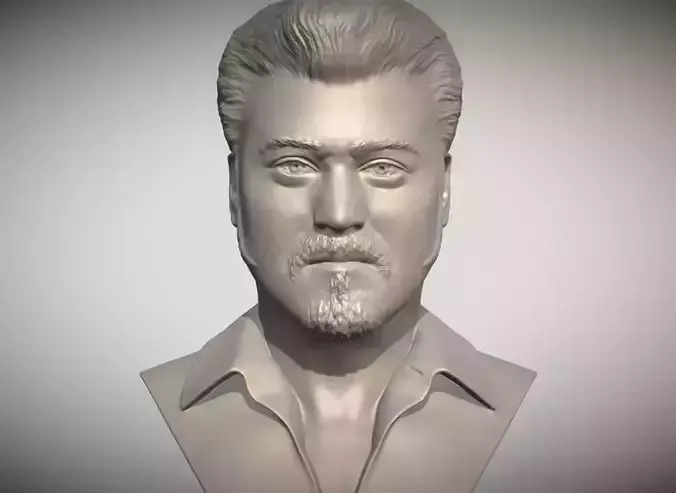 Ricky from Trailer Park Boys bust for 3D printing