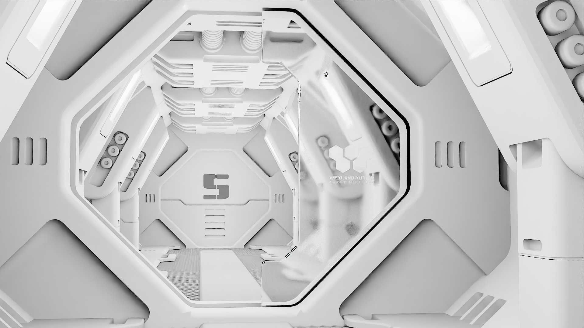 STARSHIP CORRIDOR   3D model_3