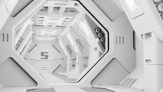 STARSHIP CORRIDOR   3D model