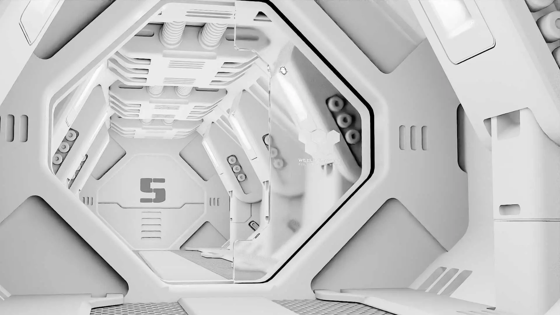 STARSHIP CORRIDOR   3D model_0