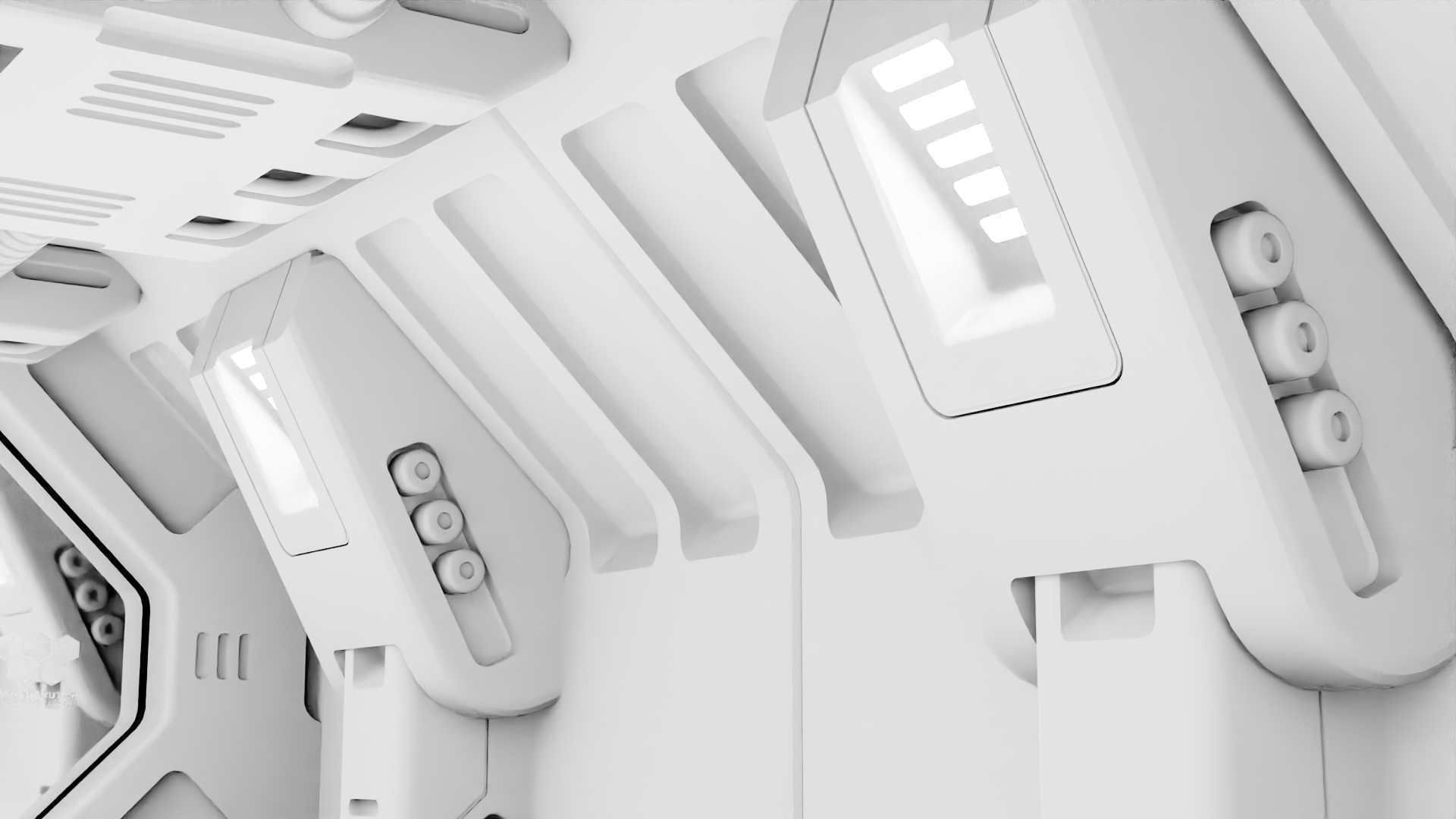 STARSHIP CORRIDOR   3D model_17