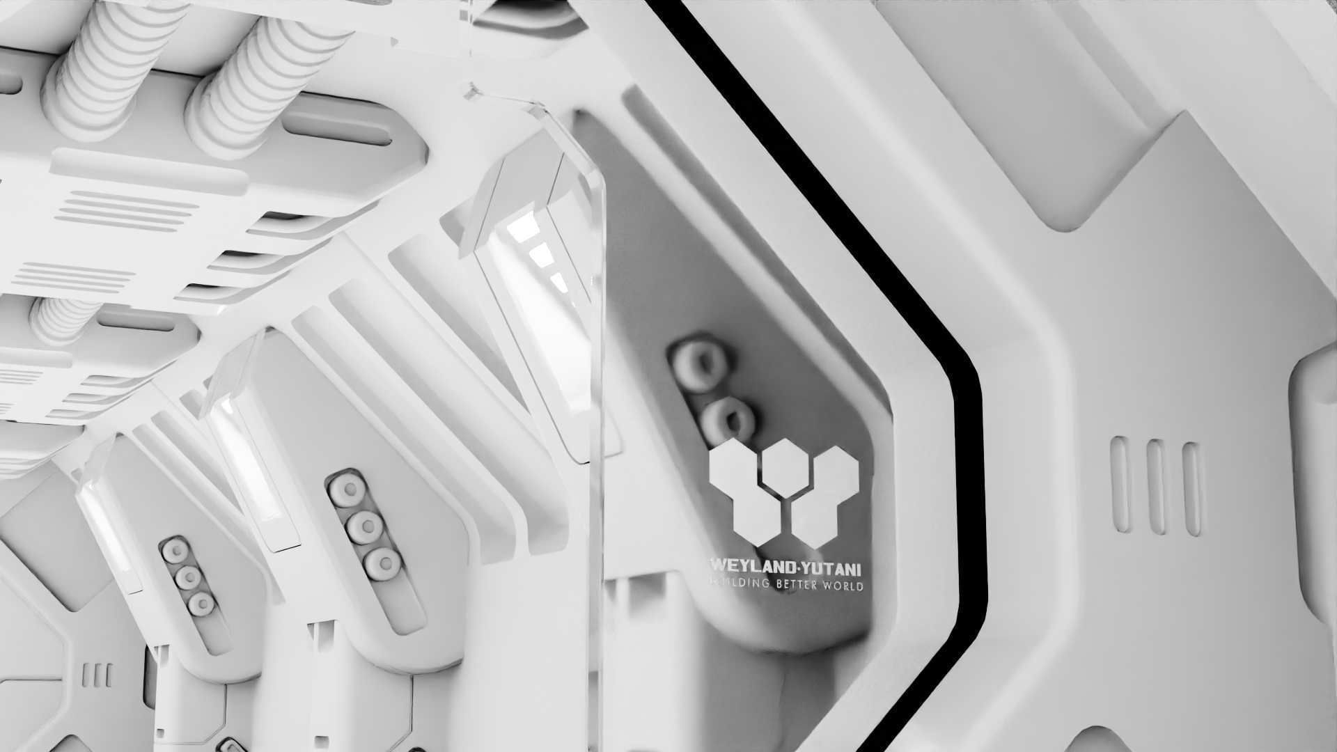 STARSHIP CORRIDOR   3D model_20