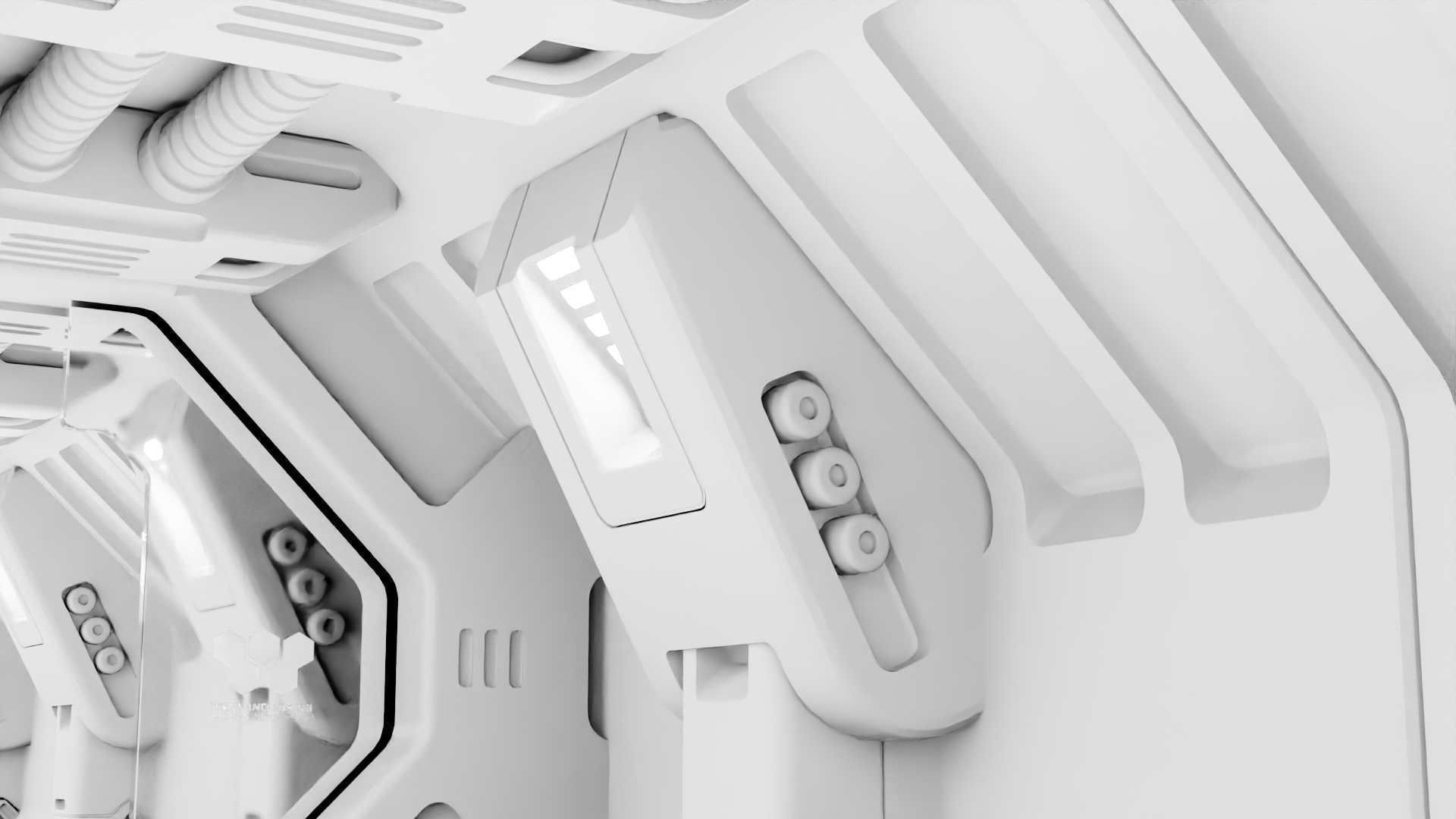 STARSHIP CORRIDOR   3D model_18