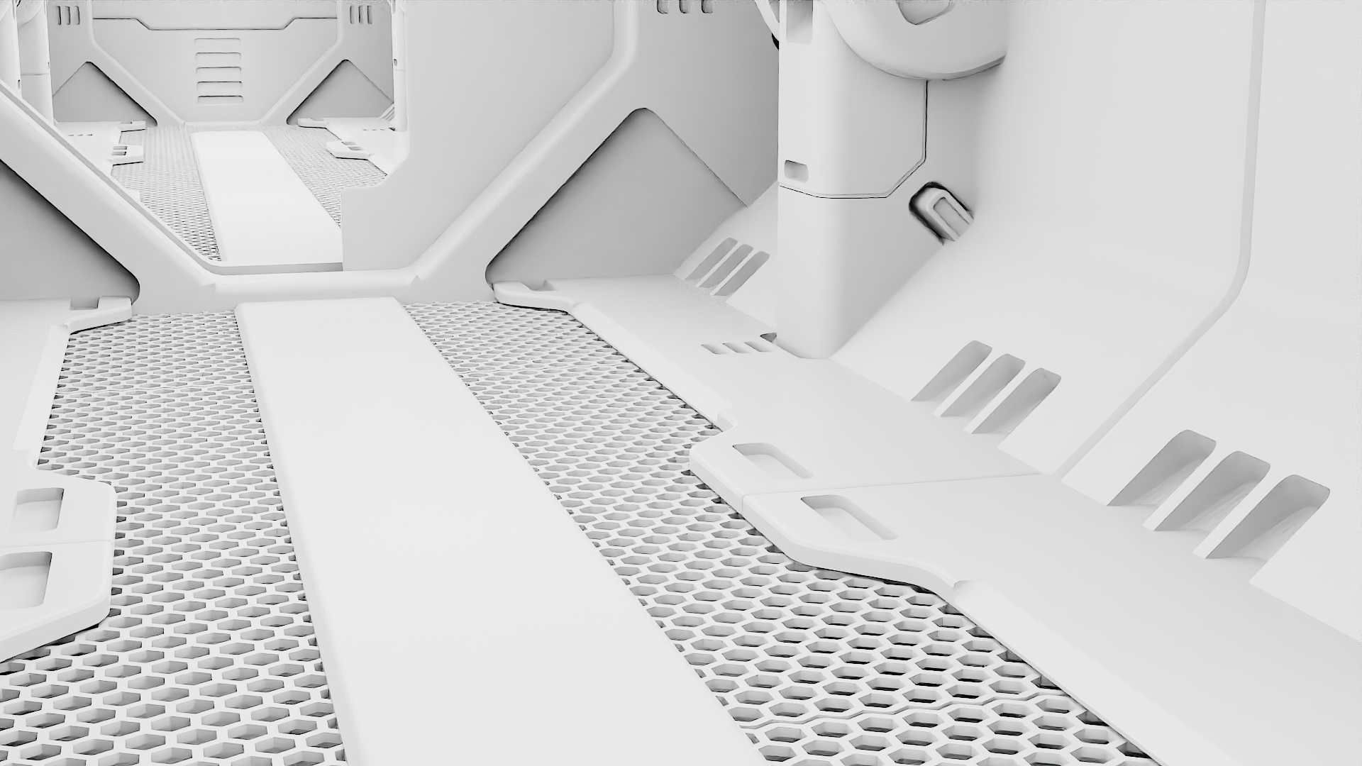 STARSHIP CORRIDOR   3D model_33