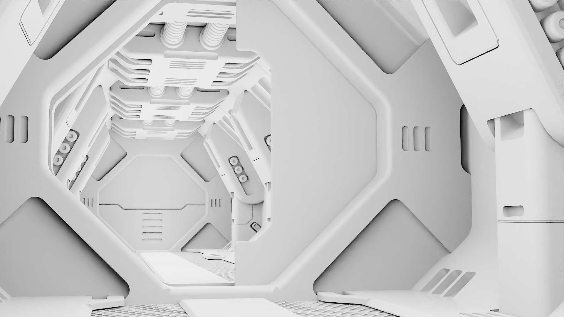 STARSHIP CORRIDOR   3D model_30