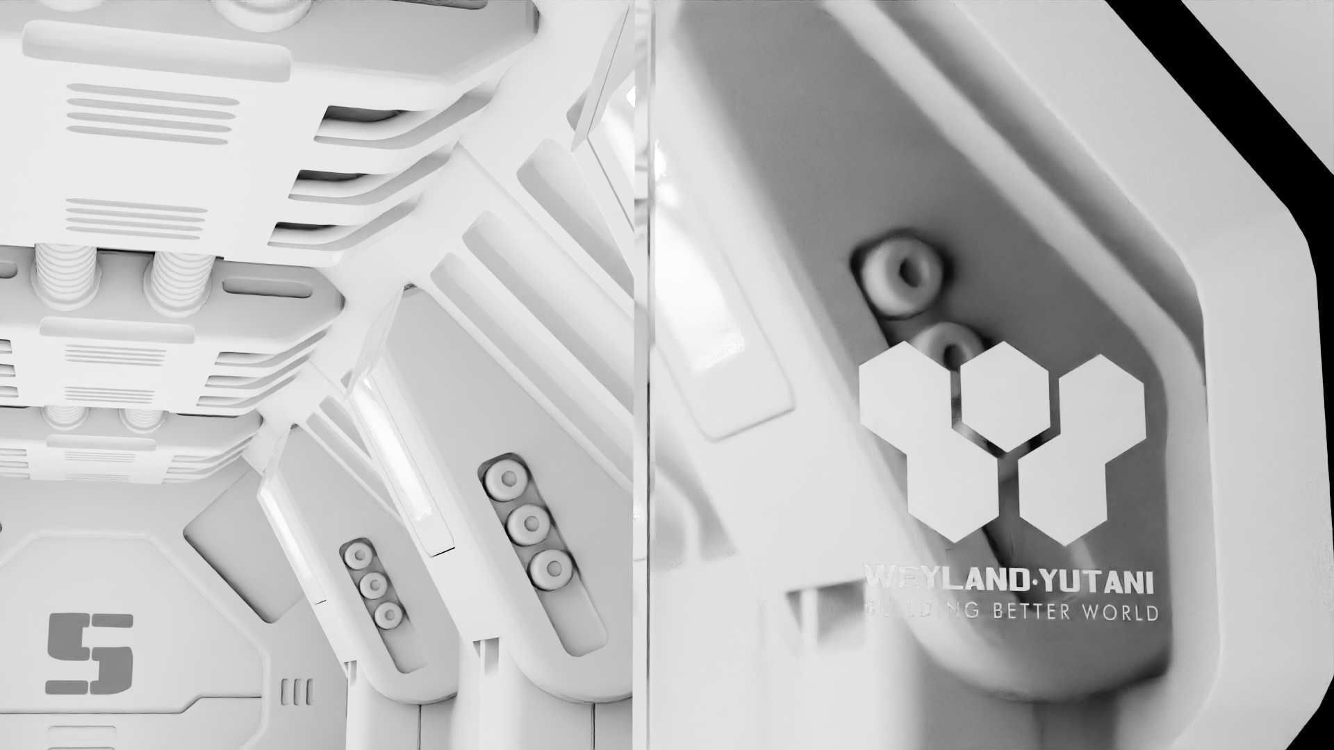 STARSHIP CORRIDOR   3D model_21