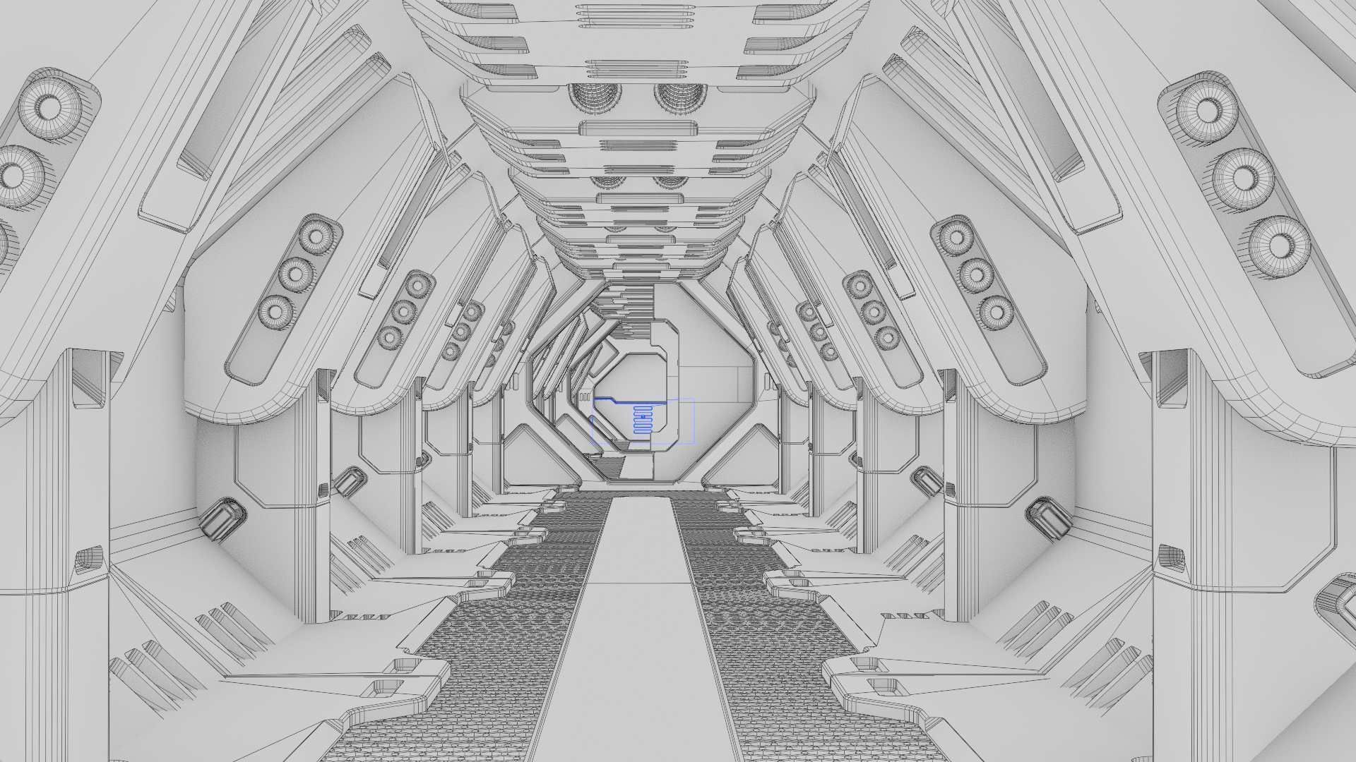 STARSHIP CORRIDOR   3D model_38