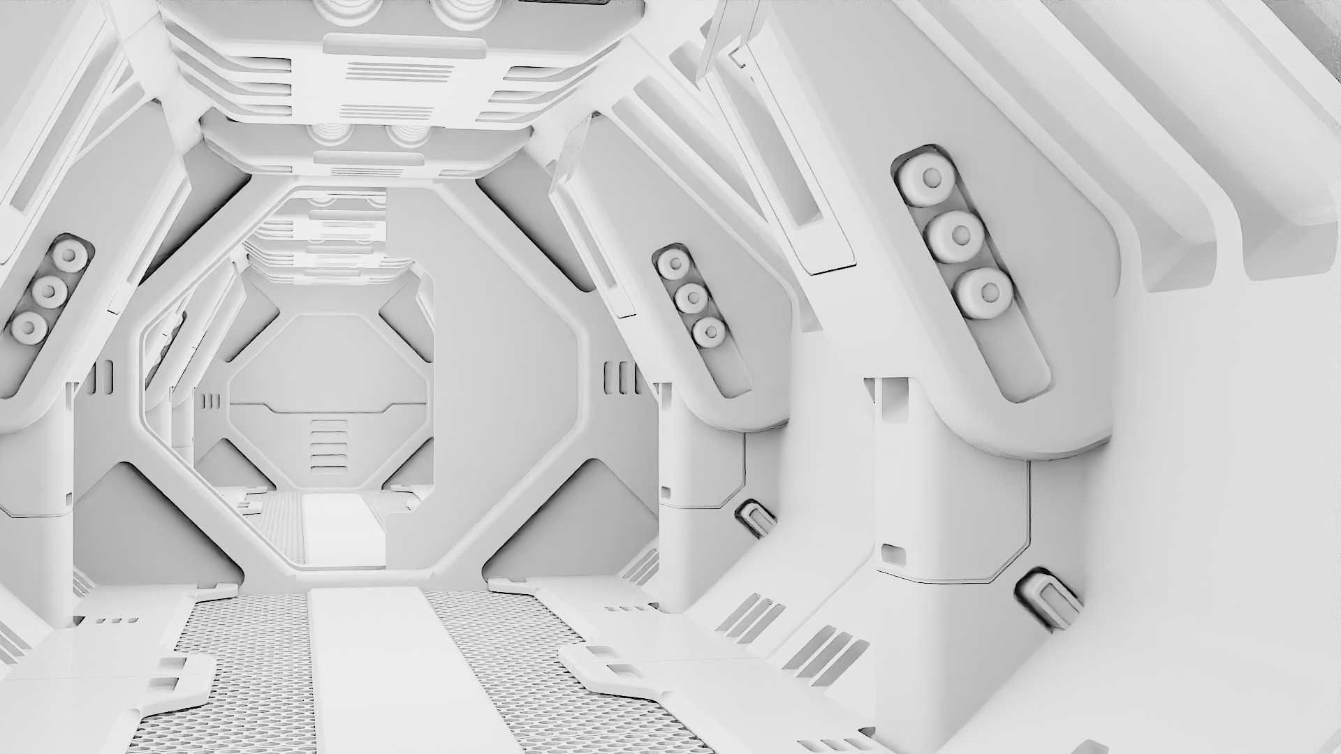 STARSHIP CORRIDOR   3D model_31