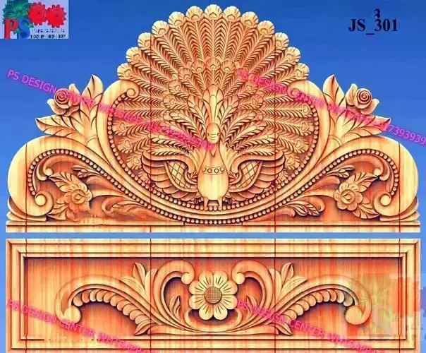 morden beds design khat design 3D model