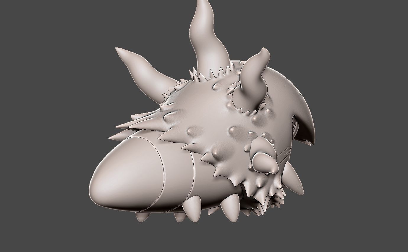 Pokemon larvesta evolution pack 3D print model_18