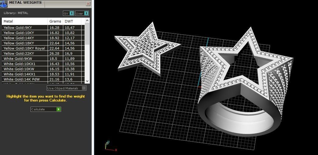 Star ring Model 3239 3D print model_10