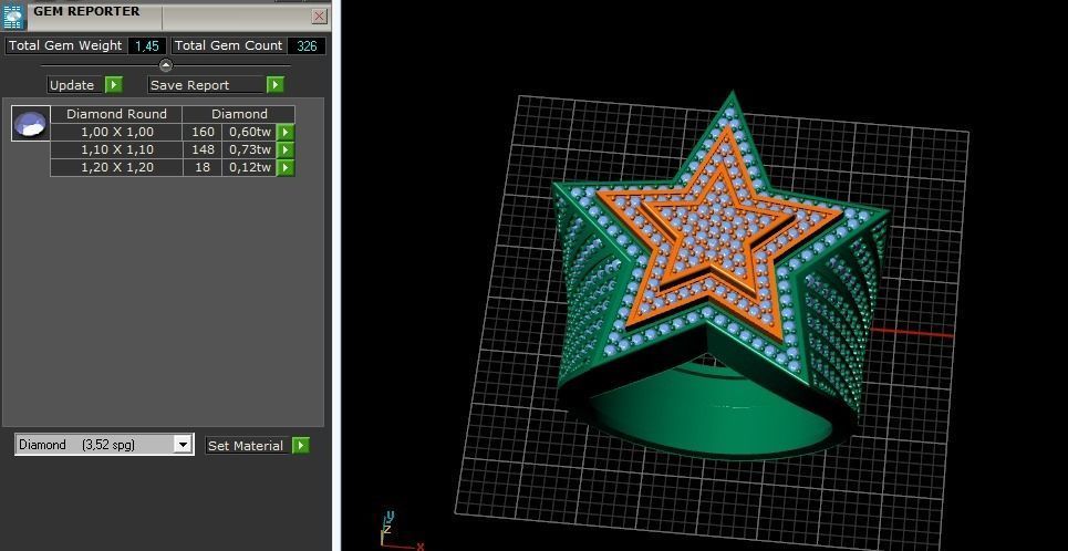 Star ring Model 3239 3D print model_11