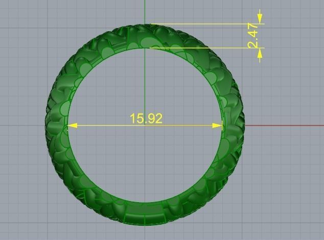 Ring Model 3237 3D print model_6