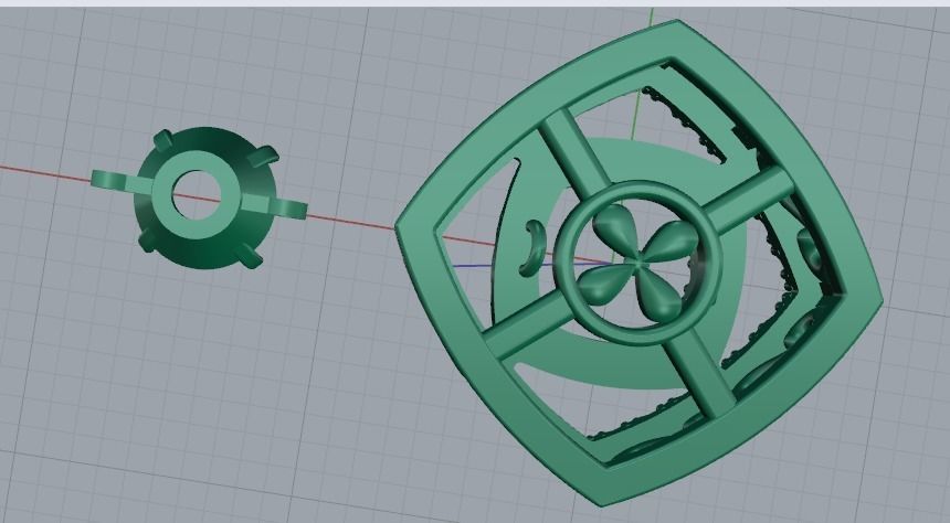 Pendant with patterns Model 3231 3D print model_5