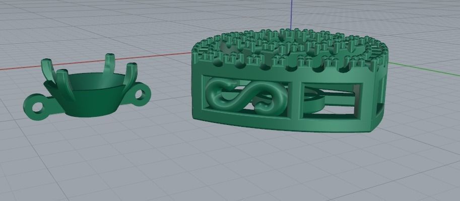 Pendant with patterns Model 3231 3D print model_2