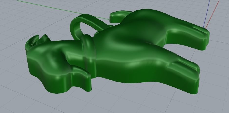 Pendant Aries Model 3230 3D print model_3