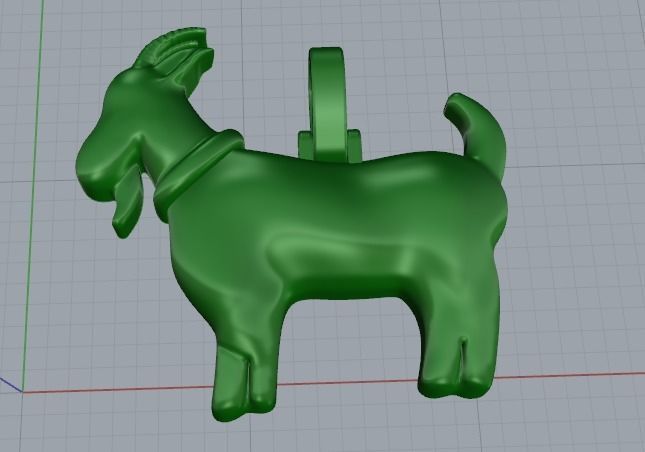 Pendant Aries Model 3230 3D print model_2