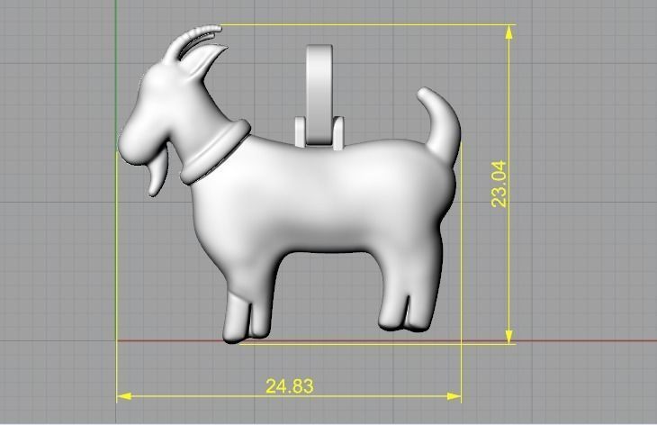 Pendant Aries Model 3230 3D print model_6