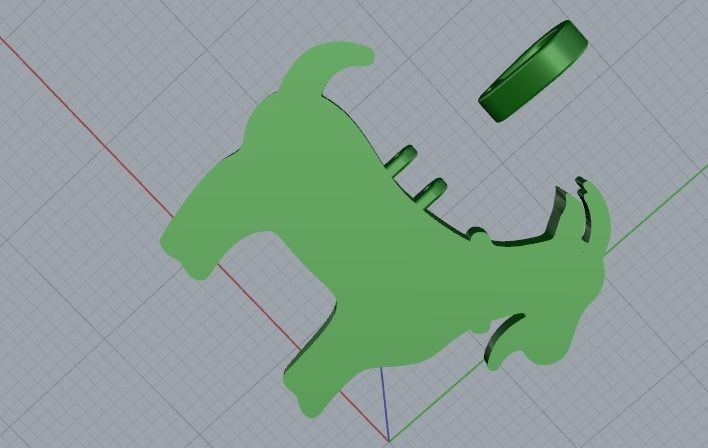 Pendant Aries Model 3230 3D print model_5