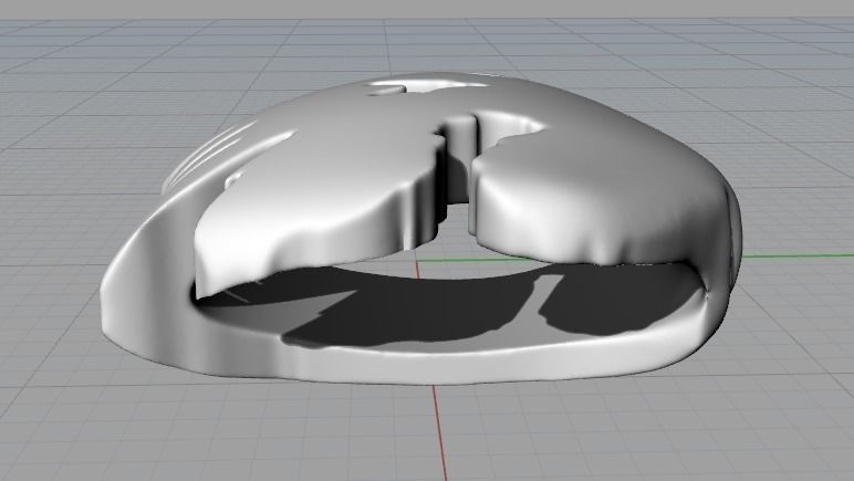 Skull pendant Model 3227 3D print model_4