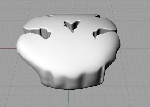 Skull pendant Model 3227 3D print model_5