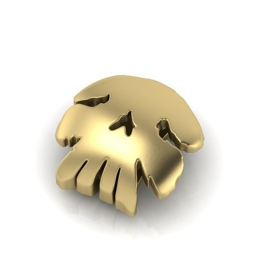 Skull pendant Model 3227 3D print model_1