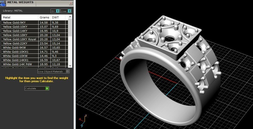 Ring Model 3214 3D print model_9