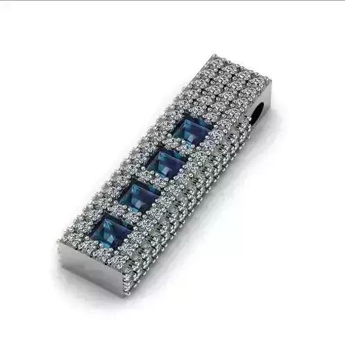 Rectangular pendant Model 3212