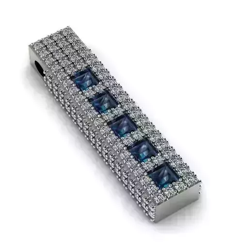 Rectangular pendant Model 3207